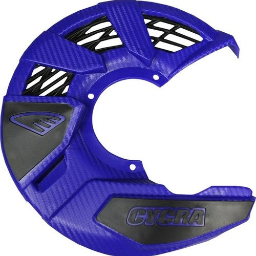 Cycra Tri-Flow Front Brake Disc Cover Blue