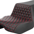 Saddlemen Step-Up HC Ext. Reach Seat Red Stitch #285071 Harley Davidson