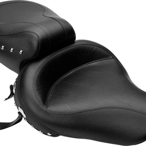Mustang Wide Super Touring Seat Studded/Conchos #75530 Harley Davidson Dyna
