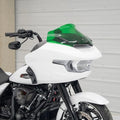 Klock Werks Sport Flare Windshield 10" Green Harley Davidson Road Glide 2024