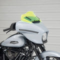 Klock Werks Ice Kolor Flare Windshield 8" Green Ice Harley Davidson Street Glide