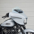 Klock Werks Ice Kolor Flare Windshield 8" Blue Ice Harley Davidson Street Glide