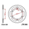 JT Steel Rear Sprocket 520 41T #JTR808.41 fits Suzuki DR-Z400SM/DR350SE