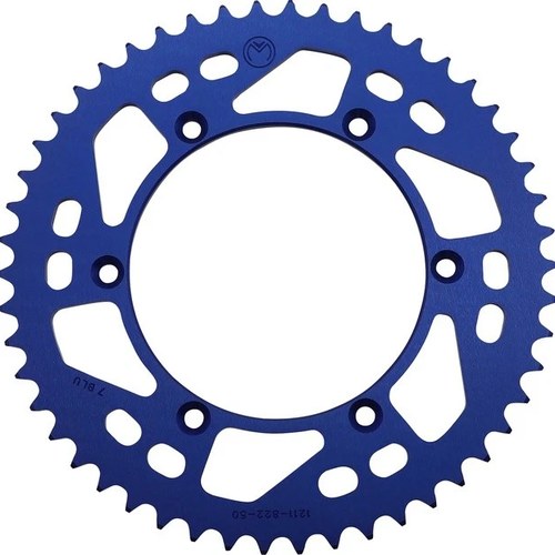Moose Rear Aluminum Sprocket 50T Blue for Gas/Beta/Suzuki