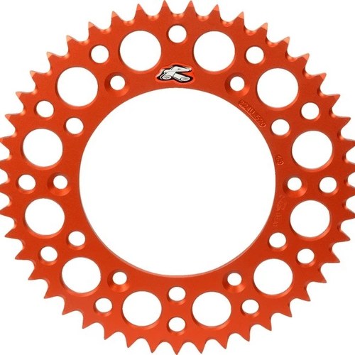 Renthal Aluminum Rear Sprocket 46T Orange #192U-420-46GPOR KTM 65 SX/60 SX