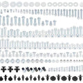 Bolt Motorcycle Hardware Pro Pack Japanese Sportbike 250-Piece Kit