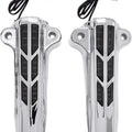 Forkini Lower Leg Fork Covers with LED Chrome 43001 Harley FLHT/FLHR/FLHX