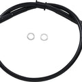 DS Black Vinyl Front Upper ABS Brake Line Kit 27-1/4" +4" Black #212115