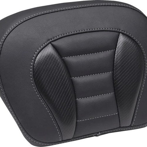 Mustang Deluxe Touring Chopped Tour-Pak Pad Red Stitch #88405GM Harley Davidson