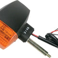 K&S DOT Turn Signal Assembly Dual Filament Front Black Amber Kawasaki ZRX1100