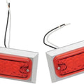 Chris Products LED Marker Lights Dual-Function Red 2-Pack