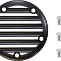 Joker Machine 5-Hole Points Cover Finned Black/Silver 02-99TC Harley Davidson