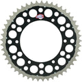 Renthal 520 TwinRing Rear Sprocket 48T Black #1500-520-48GPBK fits Yamaha/Honda