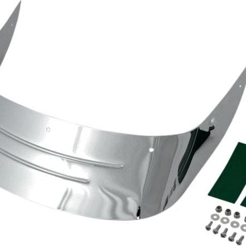 DS Chrome Rear Fender Skirt Embossed Harley Flstf 2007-2016