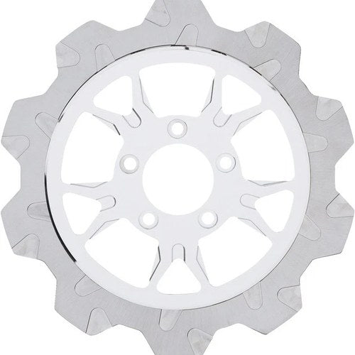 Lyndall Crown Cut B-52 Rear Brake Rotor 11.5" Silver/Chrome #2002-2058