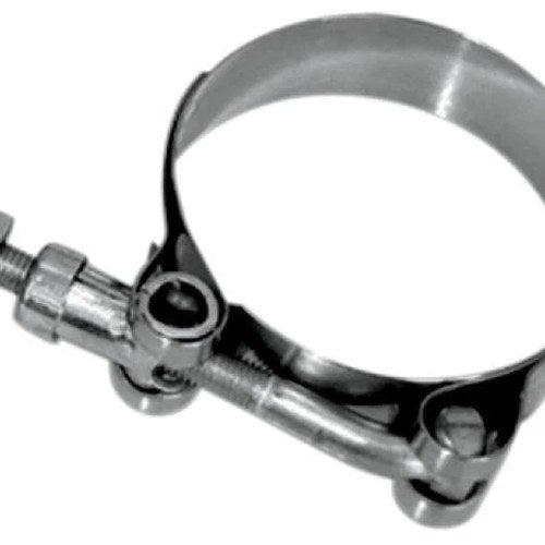 Shindy Stainless Steel Heavy-Duty T-Bolt Exhaust Clamp 1.94"-2.18"