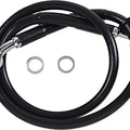 DS Black Vinyl Front Upper ABS Brake Line Kit 28-3/4" +2" Black #212090