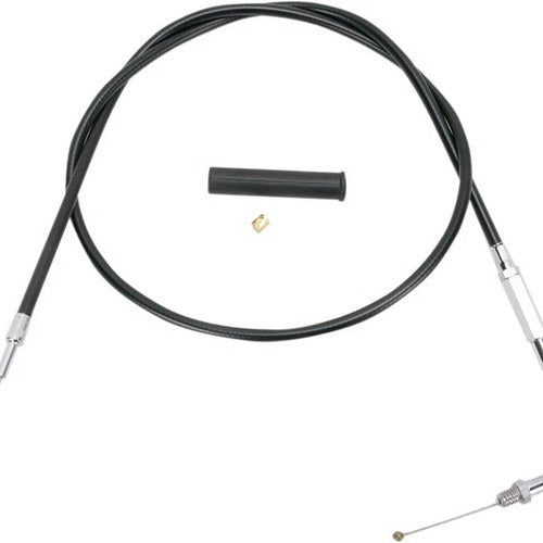 Drag Specialties Black Vinyl Throttle Cable 44" Black #211718 Harley Davidson