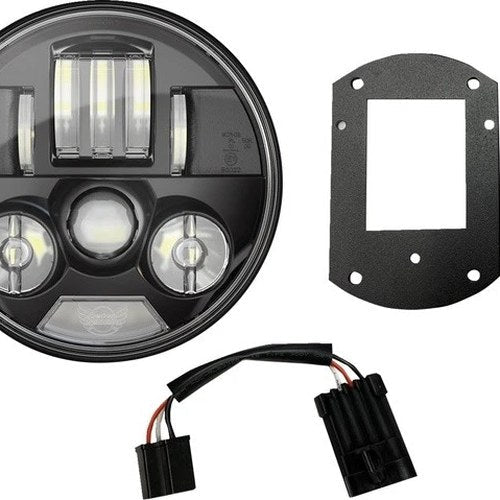 Custom Dynamics ProBeam LED Headlight Kit 5-3/4" Black PB-LRST-B Harley Davidson