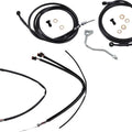 Burly Handlebar Cable/Line Kit for 16" Hangers w/ABS Black #B30-1186