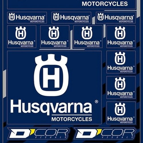 Dcor Universal Decal Sheet Husqvarna