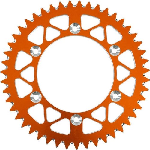 Fire Power Aluminum Rear Sprocket 520 52T Orange #316-52 Org KTM