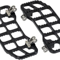 Joker Machine Serrated Floorboards Driver Black #08-640-1B Harley Davidson