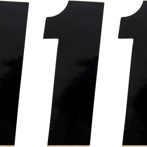 Moose Race Number Pack #1 4.5" Black 3-Pack