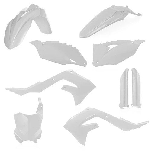 Acerbis Full Plastics Kit White for Kawasaki KX450 4-Stroke 2019-2020