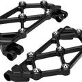 Arlen Ness Mini Diamond Driver Floorboards Black #410-045 Harley Davidson