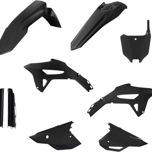 Acerbis Full Plastics Kit Black 2858920001 for Honda Crf 450/CRF 250