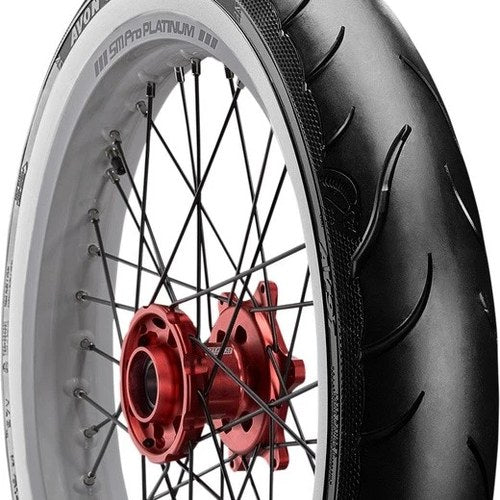 Avon Cobra Chrome AV91 Street Tire 100/90-19 57V Front Bias Whitewall