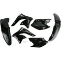 Acerbis Plastics Kit Black fits Kawasaki KX250F 2006-2008
