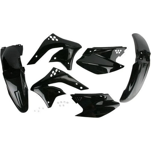 Acerbis Plastics Kit Black fits Kawasaki KX250F 2006-2008