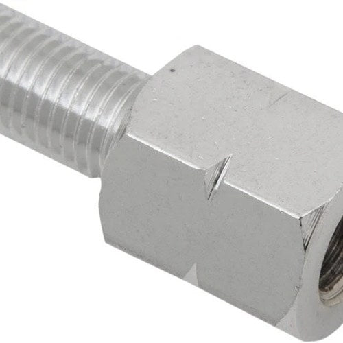 Emgo Mirror Adapter 10mm RH Male to 10mm LH Female Chrome