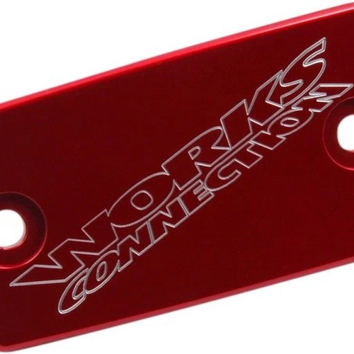 Works Connection Brake Master Cylinder Cover Front Red #21-067 Husqvarna