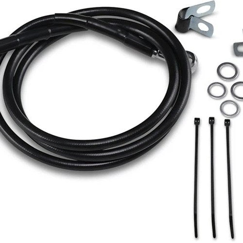 DS Vinyl Brake Line Kit Front +10" Harley Fxd Dyna/FXR/FXRS/1200 Sportster
