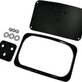 DS Radius License Plate Mount Kit Small Flat Black