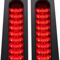 Custom Dynamics ProBEAM Fillerz Saddlebag LED Lights Gloss Black/Red PB-FILL-R-B