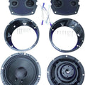 J&M Rokker Xxr Front Speaker Kit 6.71" 300W #HC13-6712GTMXXR Harley Davidson