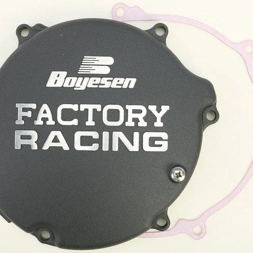 Boyesen Clutch Cover Black for Kawasaki KX125 1994-2002