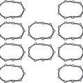 James Transmission End Cover Gaskets Paper 10-Pack #JGI-33295-36 Harley Davidson