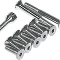 Colony Allen Transmission Top Cover Screws Chrome #8748-12 Harley Davidson