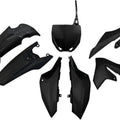 UFO Complete Plastics Kit Black #YAKIT322001 fits Yamaha YZ65 2019-2025
