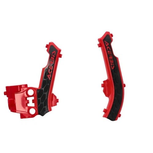 Acerbis X-Grip Frame Guards Red/Black 2979611018 Gas/KTM/Husqvarna Minis