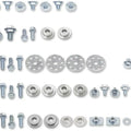 Bolt Full Plastics Fastener Kit fits Kawasaki KX500/KX250 2-Stroke/KX125