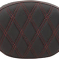 Drag Specialties Double Diamond Oval Pad for Detachable Sissy Bar Black/Red
