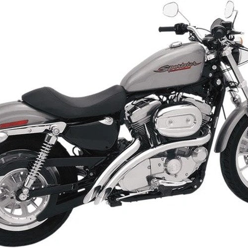 Bassani Radial Sweepers Smooth Exhaust System 2" Chrome #XL4-FF12CL