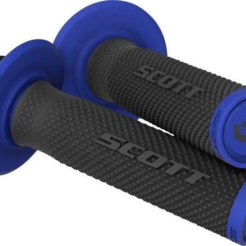 Scott Usa SX II Lock-On Full Diamond Grips Blue/Black