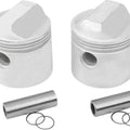 DS Piston Set 3-3/16" +.050" Bore 9:1 Compression Ratio Harley Davidson #139694